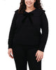 Audriana Collared Bow Top Sweater - thumbnail