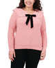Audriana Collared Bow Top Sweater - thumbnail
