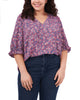 Charlotte V-Neck Blouse - thumbnail
