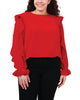 Eloise Ruffle Sleeve Top - thumbnail