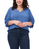 Eleanor Ruffle Sleeve Blouse - thumbnail