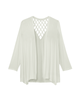 Jessica Long Sleeve Cage Back Cardigan - thumbnail