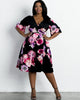 Fit and Flair Velvet Dress - thumbnail