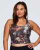 Botanical Floral Shelf Bra Tank - thumbnail