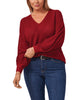 Eliana Balloon-Sleeve Sweater - thumbnail