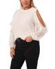 Nina Ruffle Cutout Blouse - thumbnail