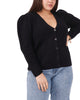 Lara Puff Sleeve Cardigan - thumbnail
