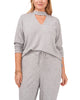 Barb Keyhole Cutout Sweater - thumbnail