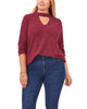Barb Keyhole Cutout Sweater - thumbnail