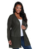 Allison Pointelle Open Front Cardigan - thumbnail