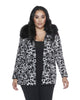 Melinda Cardigan With Faux-Fur Collar - thumbnail