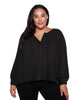 Jaylee Pleated Button Front Top - thumbnail