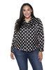 Delilah Button Up Polka Dot Top - thumbnail