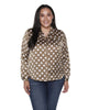 Delilah Button Up Polka Dot Top - thumbnail