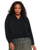 Clarissa Collared Wrap Top - thumbnail