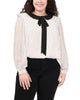 Melanie Tie Collar Blouse - thumbnail