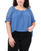 Janet Square Neck Blouse - thumbnail