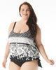 Sarah Side Tie Tankini Swim Top - thumbnail