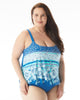 Sarah Side Tie Tankini Swim Top - thumbnail