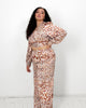 Isa and Dora Satin Top And Pants Set - thumbnail