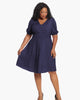 Barbara Puff-Sleeve Mini Dress - thumbnail