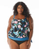 Sarah Side Tie Tankini Swim Top - thumbnail