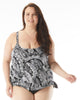 Sarah Side Tie Tankini Swim Top - thumbnail