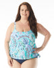 Sarah Side Tie Tankini Swim Top - thumbnail