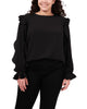 Eloise Ruffle Sleeve Top - thumbnail