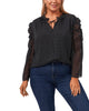 Valeria Polka Dot Ruffle Blouse - thumbnail