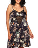 Vilma Satin Floral Print Chemise - thumbnail
