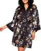 Vilma Satin Floral Print Robe - thumbnail