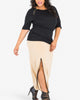 Alisha Zip Split Maxi Skirt - thumbnail