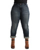 Jennifer Rolled Cuff Boyfriend Jeans - thumbnail