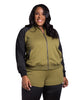 Dana Zip Up Contrast Blocked Sweatshirt - thumbnail