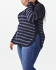 Reagan Striped Round Hem Sweater - thumbnail