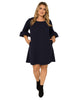 Tenley Balloon Sleeve Midi Dress - thumbnail