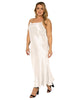 Drea Cowlneck Satin Midi Slip Dress - thumbnail