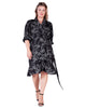 Chloe Ruffle Wrap Midi Dress - thumbnail