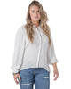 Amelia Pleated High Low Blouse - thumbnail
