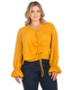 Vera Tie-Front Blouse - thumbnail
