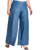 Stella Wide Leg Denim Palazzo Pants - thumbnail