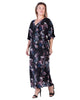Aubrey Kimono Wrap Maxi Dress - thumbnail