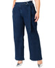 Melanie Wide Leg Pleated Jean - thumbnail