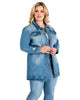 Liliana Oversized Denim Jacket - thumbnail