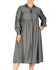 Lyla Button Front Maxi Dress - thumbnail