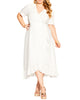 Clara Festive Ruffle Maxi Dress - thumbnail