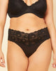 Lovelie Lace Trim Thong - thumbnail