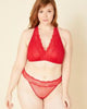 Lace Low-Rise Thong - thumbnail