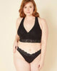 Lace Mid-Rise Thong - thumbnail